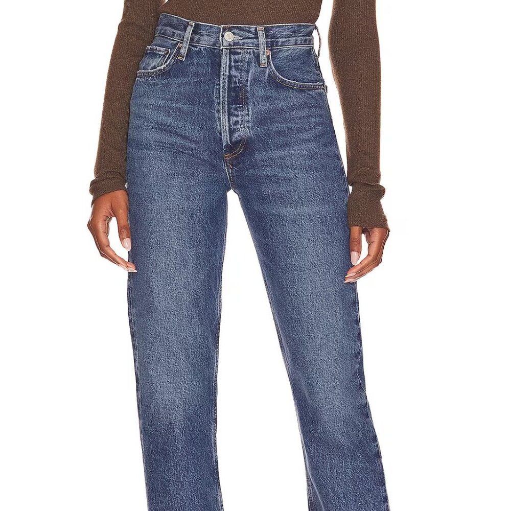 Agolde 90s Pinch Waist High-Rise Jeans in Range